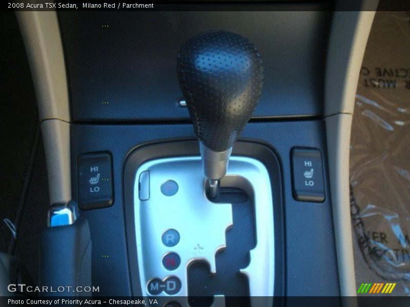 Milano Red / Parchment 2008 Acura TSX Sedan