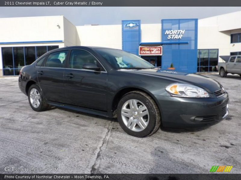 Cyber Gray Metallic / Ebony 2011 Chevrolet Impala LT