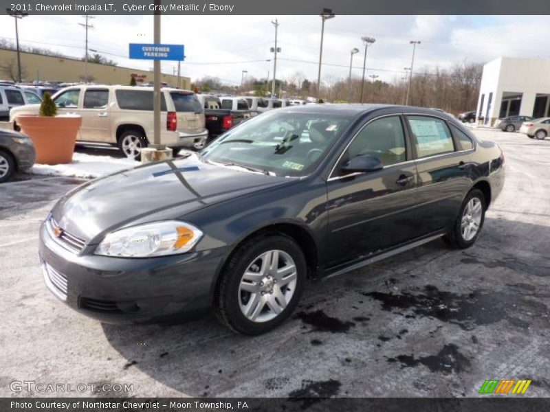 Cyber Gray Metallic / Ebony 2011 Chevrolet Impala LT