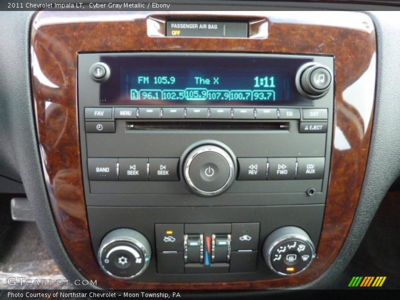 Cyber Gray Metallic / Ebony 2011 Chevrolet Impala LT