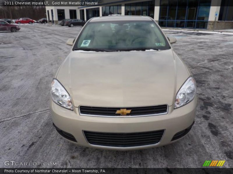 Gold Mist Metallic / Neutral 2011 Chevrolet Impala LT