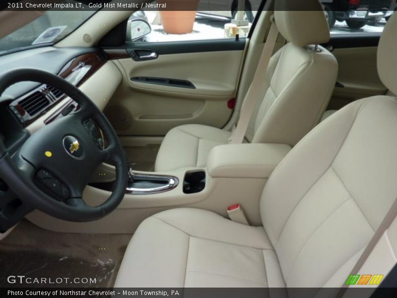 Gold Mist Metallic / Neutral 2011 Chevrolet Impala LT