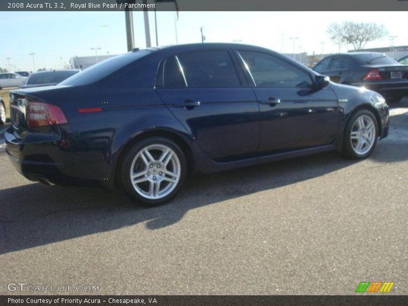 Royal Blue Pearl / Parchment 2008 Acura TL 3.2