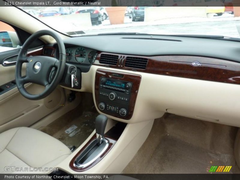 Gold Mist Metallic / Neutral 2011 Chevrolet Impala LT