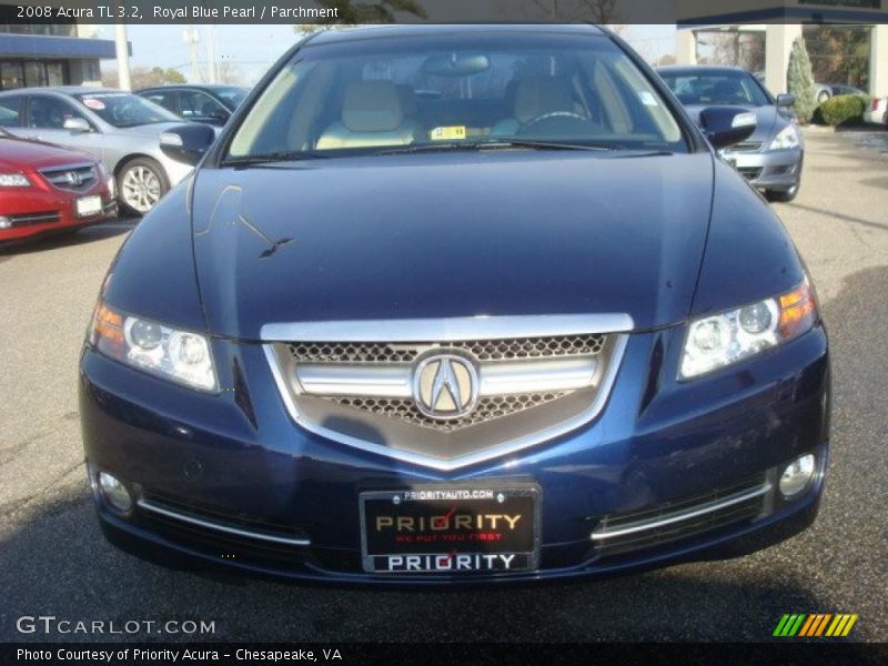 Royal Blue Pearl / Parchment 2008 Acura TL 3.2