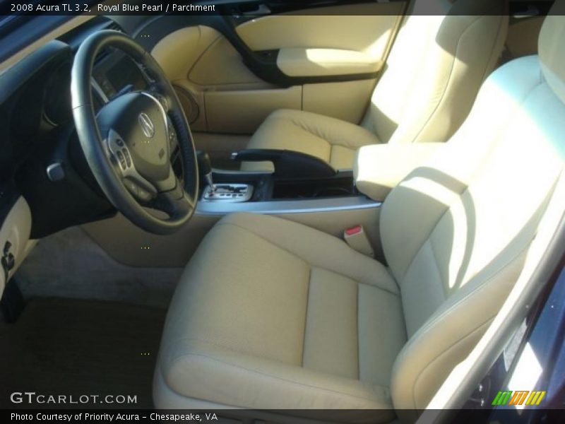 Royal Blue Pearl / Parchment 2008 Acura TL 3.2