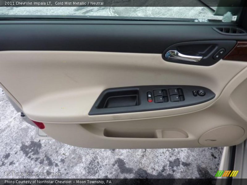 Gold Mist Metallic / Neutral 2011 Chevrolet Impala LT