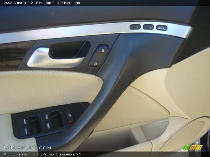 Royal Blue Pearl / Parchment 2008 Acura TL 3.2