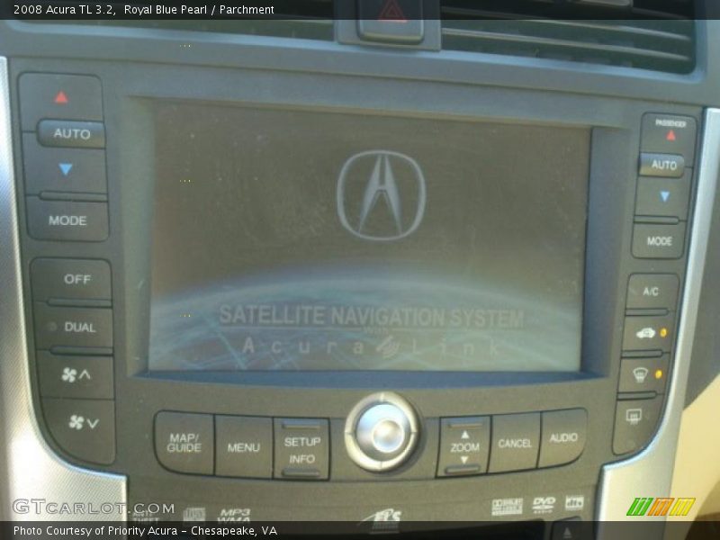 Royal Blue Pearl / Parchment 2008 Acura TL 3.2