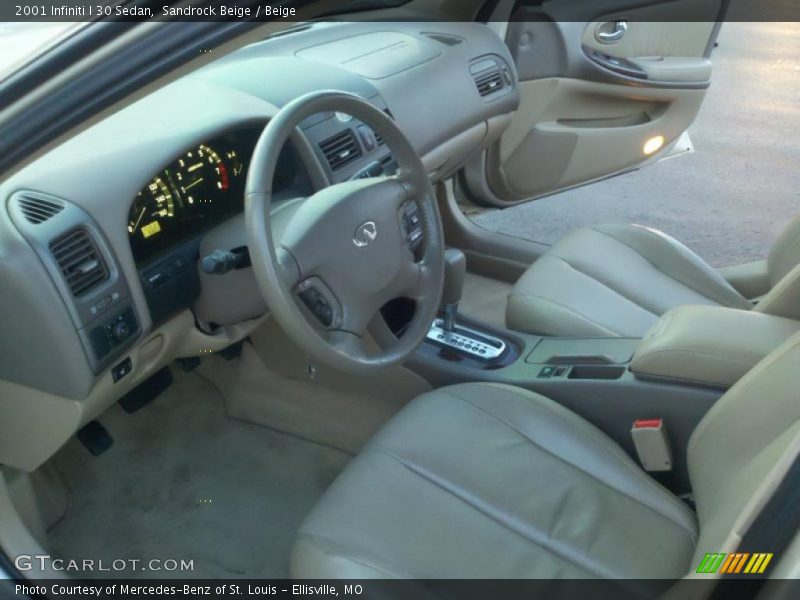 Sandrock Beige / Beige 2001 Infiniti I 30 Sedan