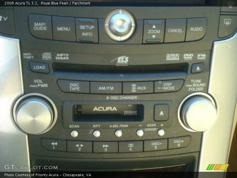 Royal Blue Pearl / Parchment 2008 Acura TL 3.2