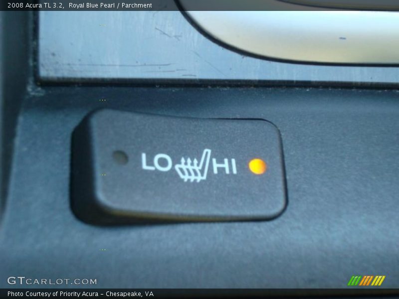 Royal Blue Pearl / Parchment 2008 Acura TL 3.2