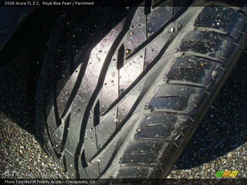 Royal Blue Pearl / Parchment 2008 Acura TL 3.2