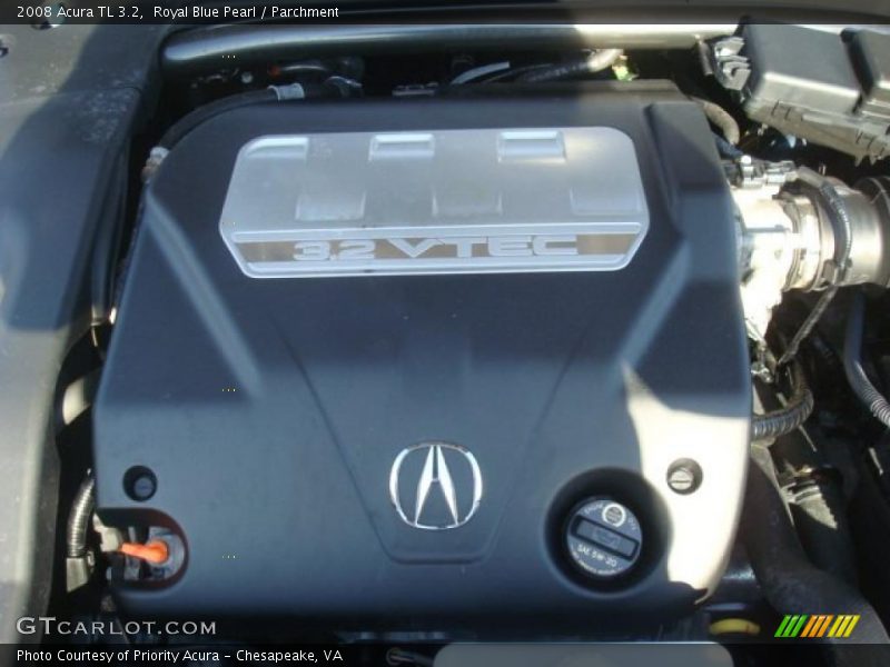 Royal Blue Pearl / Parchment 2008 Acura TL 3.2