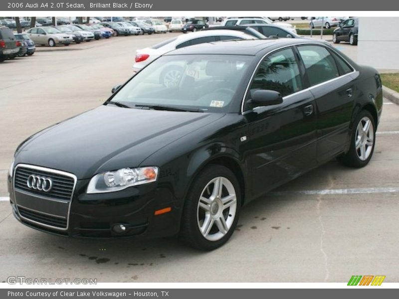 Brilliant Black / Ebony 2006 Audi A4 2.0T Sedan