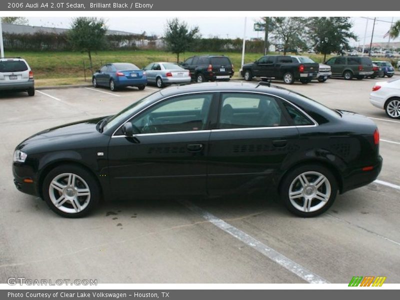 Brilliant Black / Ebony 2006 Audi A4 2.0T Sedan