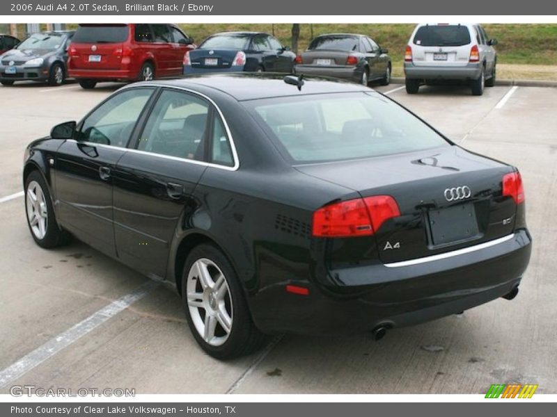 Brilliant Black / Ebony 2006 Audi A4 2.0T Sedan
