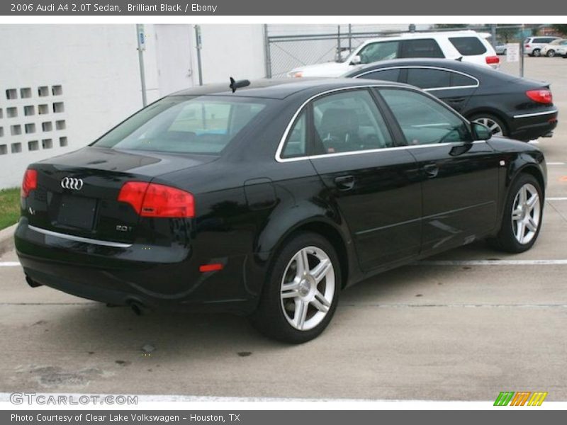 Brilliant Black / Ebony 2006 Audi A4 2.0T Sedan