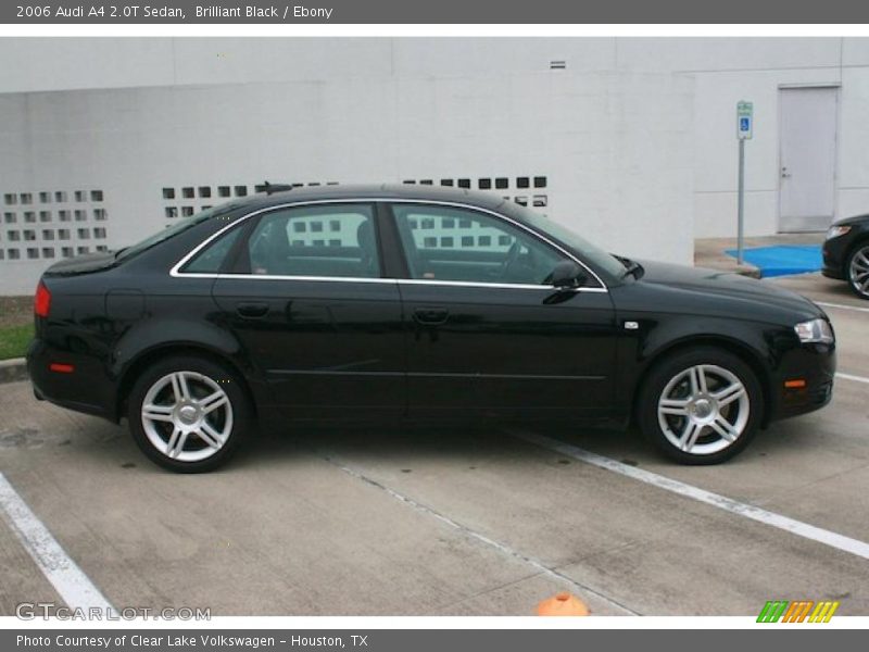 Brilliant Black / Ebony 2006 Audi A4 2.0T Sedan