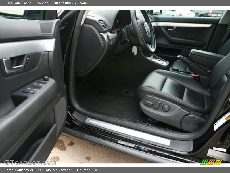 Brilliant Black / Ebony 2006 Audi A4 2.0T Sedan