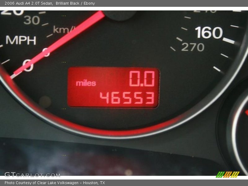 Brilliant Black / Ebony 2006 Audi A4 2.0T Sedan