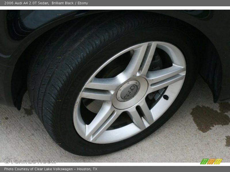 Brilliant Black / Ebony 2006 Audi A4 2.0T Sedan