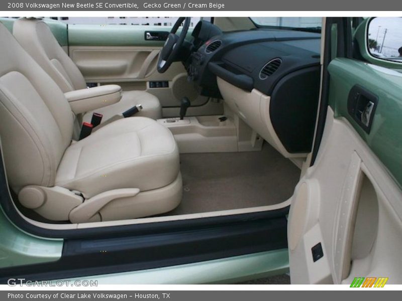  2008 New Beetle SE Convertible Cream Beige Interior