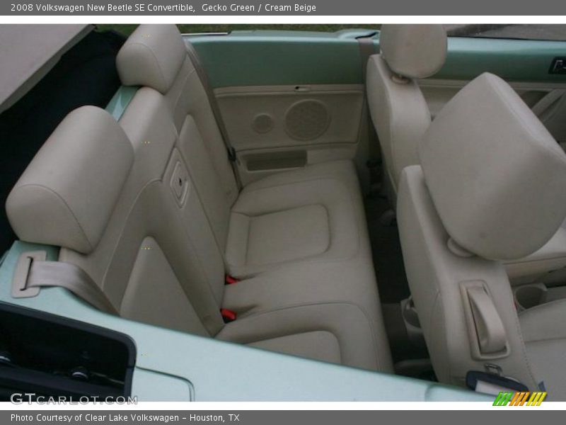  2008 New Beetle SE Convertible Cream Beige Interior