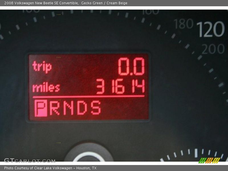 Gecko Green / Cream Beige 2008 Volkswagen New Beetle SE Convertible