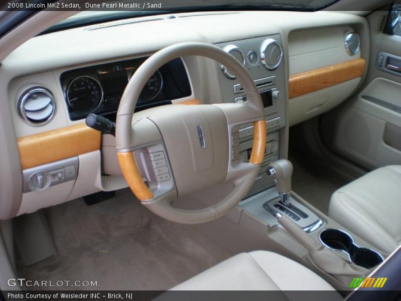 Dune Pearl Metallic / Sand 2008 Lincoln MKZ Sedan