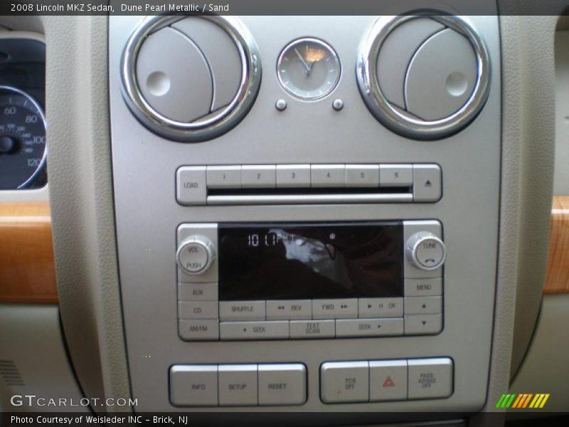 Dune Pearl Metallic / Sand 2008 Lincoln MKZ Sedan