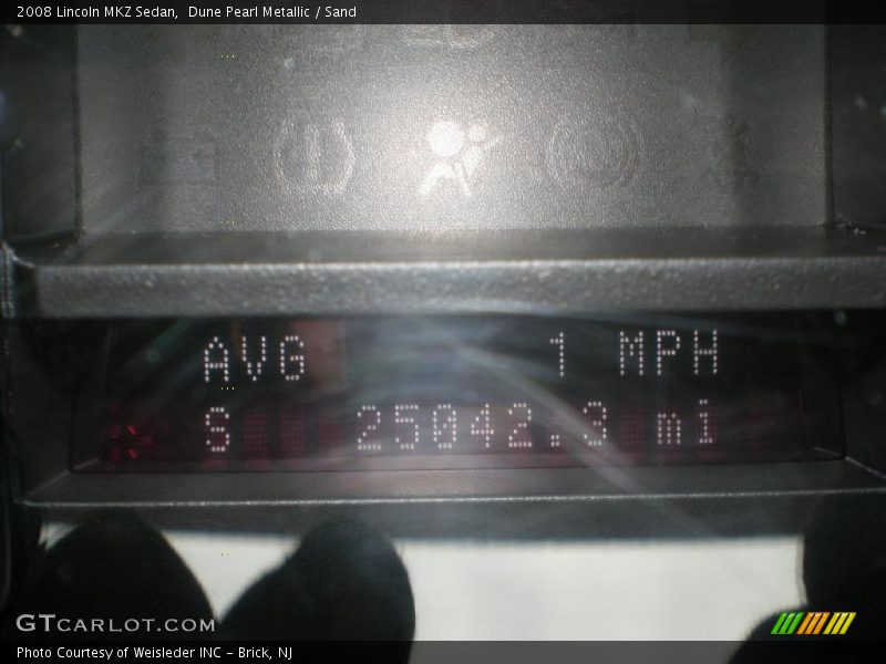 Dune Pearl Metallic / Sand 2008 Lincoln MKZ Sedan