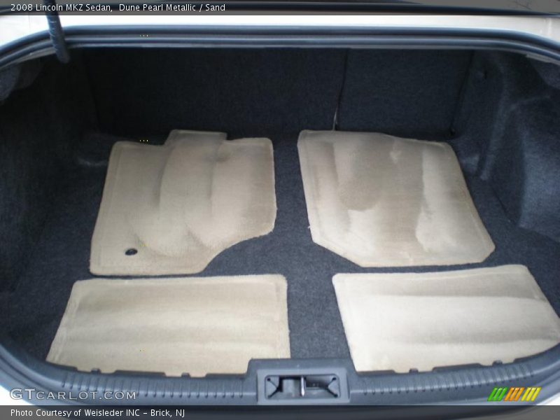 Dune Pearl Metallic / Sand 2008 Lincoln MKZ Sedan