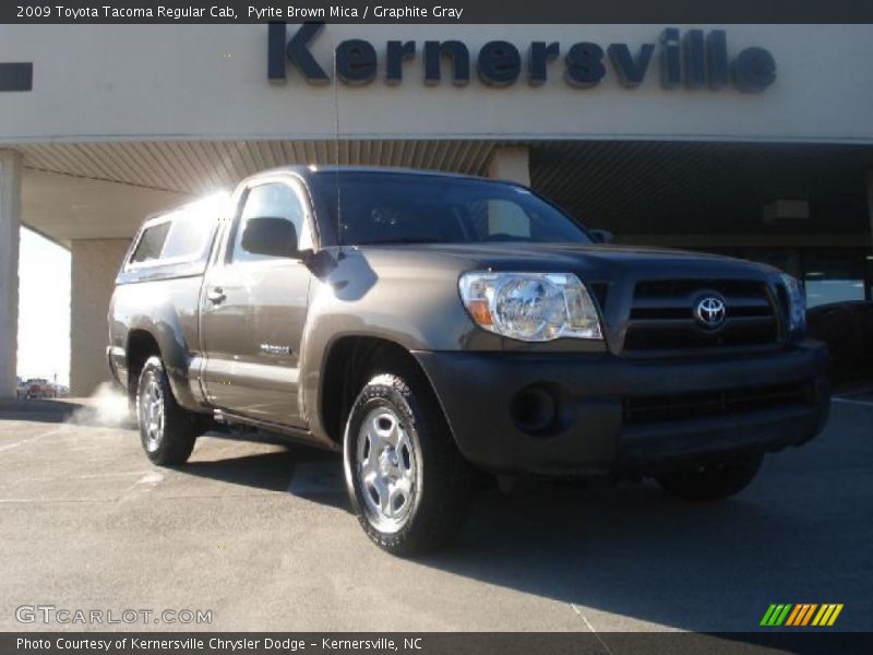 Pyrite Brown Mica / Graphite Gray 2009 Toyota Tacoma Regular Cab