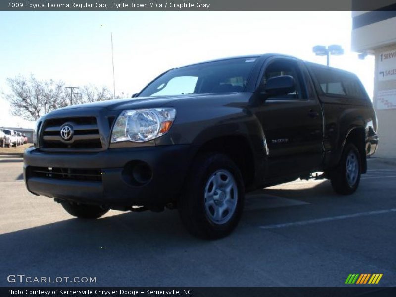 Pyrite Brown Mica / Graphite Gray 2009 Toyota Tacoma Regular Cab