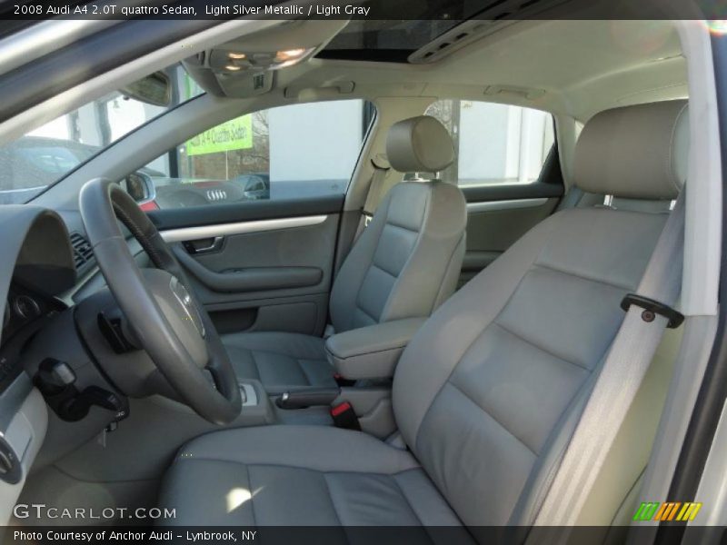 Light Silver Metallic / Light Gray 2008 Audi A4 2.0T quattro Sedan