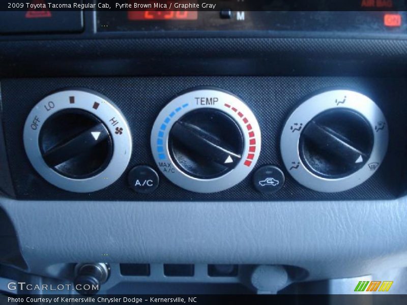 Controls of 2009 Tacoma Regular Cab