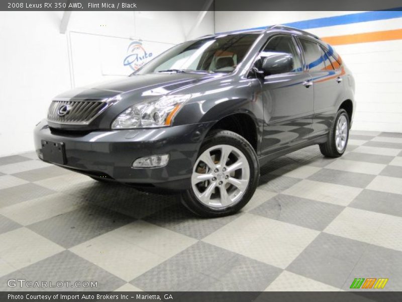 Flint Mica / Black 2008 Lexus RX 350 AWD