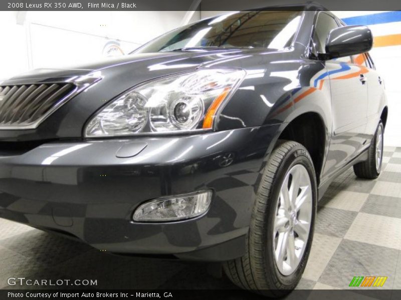 Flint Mica / Black 2008 Lexus RX 350 AWD