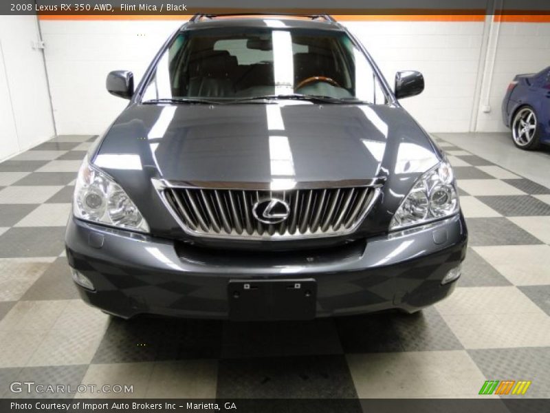 Flint Mica / Black 2008 Lexus RX 350 AWD