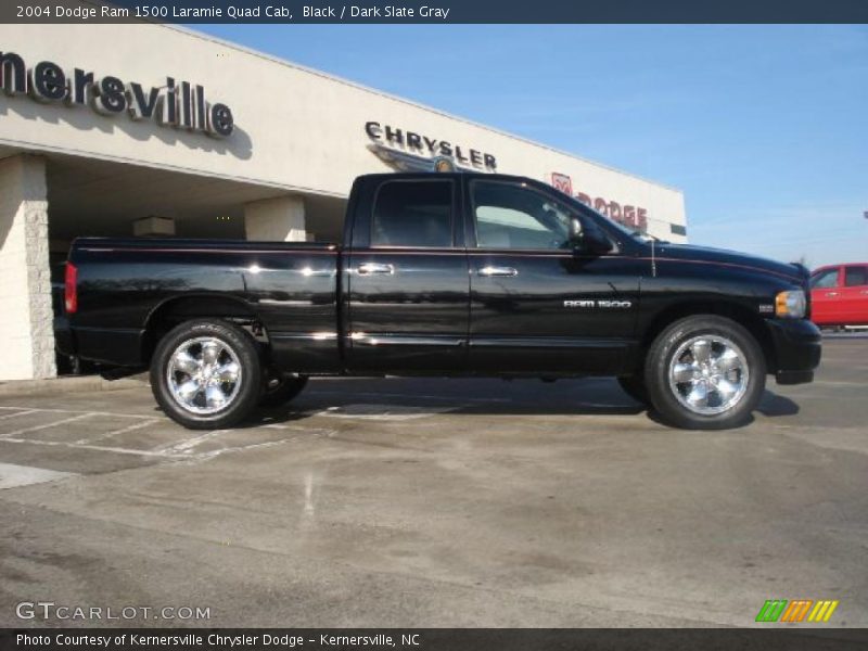 Black / Dark Slate Gray 2004 Dodge Ram 1500 Laramie Quad Cab