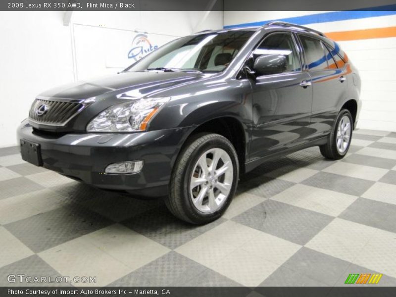 Flint Mica / Black 2008 Lexus RX 350 AWD