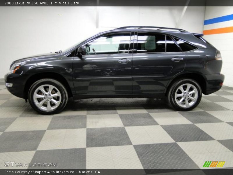 Flint Mica / Black 2008 Lexus RX 350 AWD