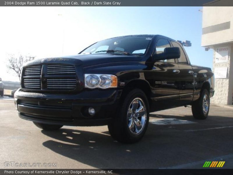 Black / Dark Slate Gray 2004 Dodge Ram 1500 Laramie Quad Cab