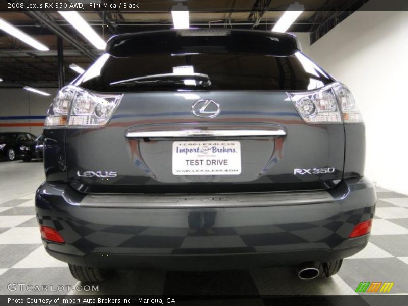 Flint Mica / Black 2008 Lexus RX 350 AWD