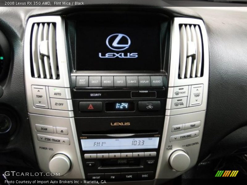 Flint Mica / Black 2008 Lexus RX 350 AWD