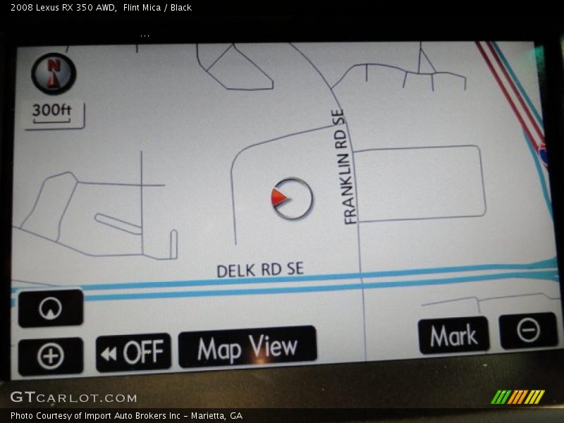 Flint Mica / Black 2008 Lexus RX 350 AWD