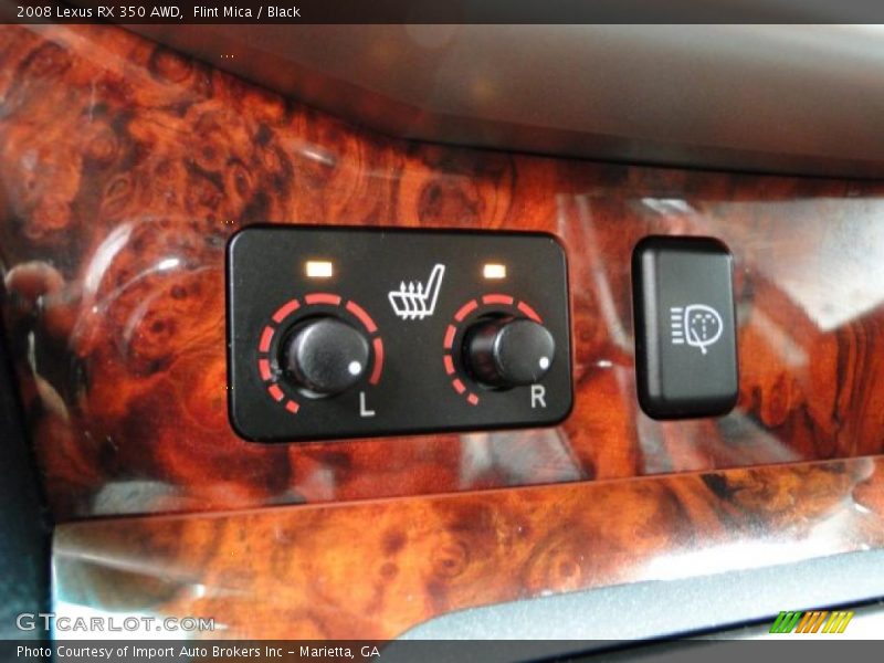 Flint Mica / Black 2008 Lexus RX 350 AWD