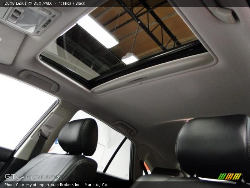 Flint Mica / Black 2008 Lexus RX 350 AWD