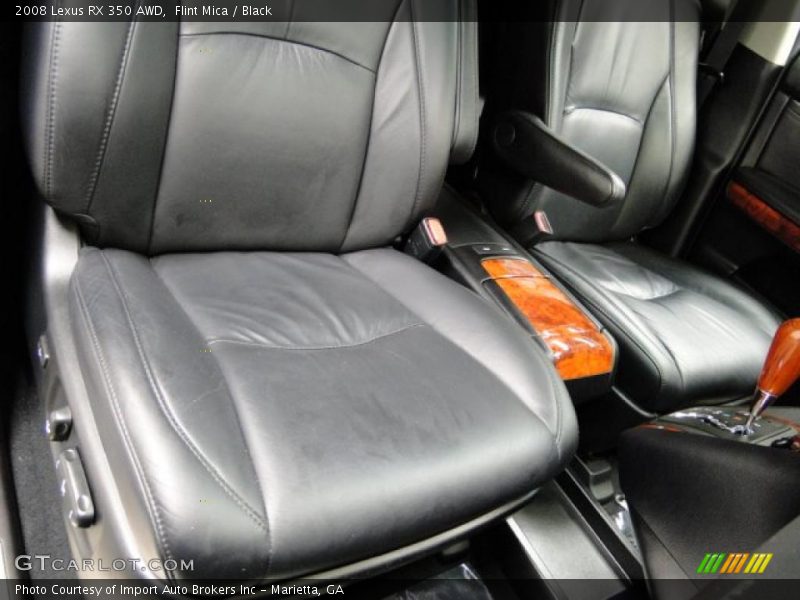 Flint Mica / Black 2008 Lexus RX 350 AWD